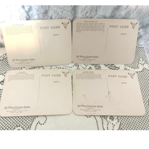 3 Vtg Old West Collectors Post Cards Stagecoach, Billy The Kid, Prospector - Picture 7 of 8